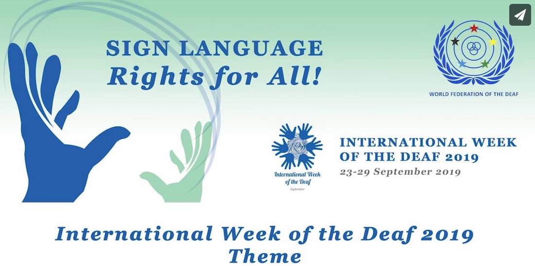 International Week of the Deaf (IWDeaf)