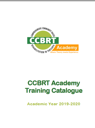 CCBRT Academy Training Catalogue Academic Year 2019-2020