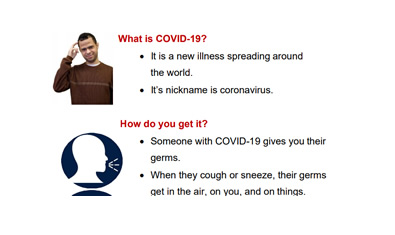 COVID-19 Information By and For People with Disabilities