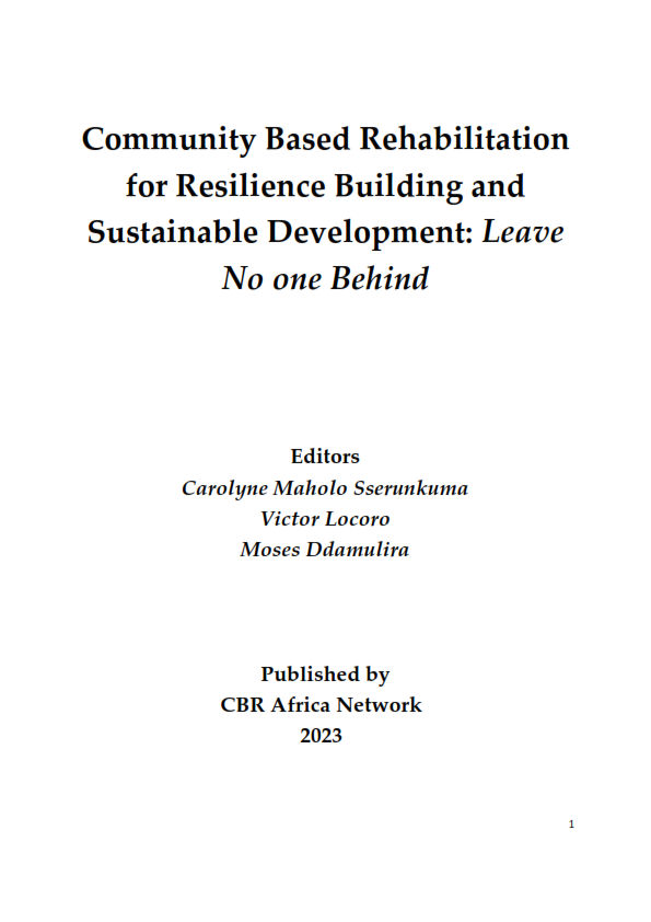 2018 CAN Conference Book – Community Based Rehabilitation for Resilience Building and Sustainable Development: Leave No one Behind