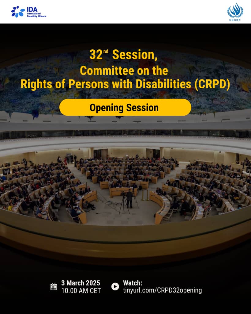 The CRPD 32nd session runs from 3-21 March 2025