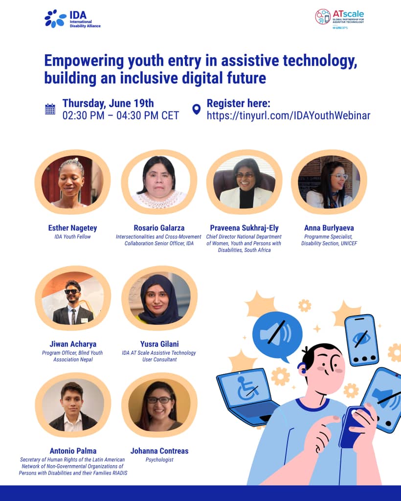 Join the IDA Youth Committee for a conversation on how young people are shaping a future where digital innovation is inclusive and accessible