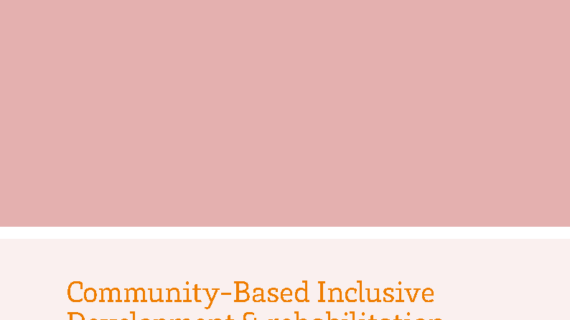 Community-Based Inclusive Development & rehabilitation Sustainability Enhancement Tool